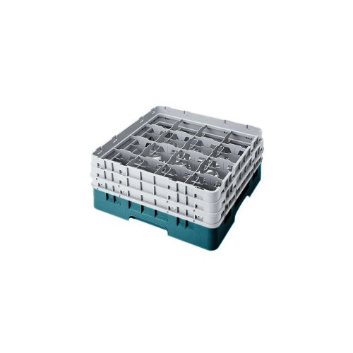 Camrack Glass Rack, W/3 Extenders, Full Size, 16 Compartments, 4-3/8'' Max. Dia., 6-7/8'' Max. (3 Pieces/Unit)