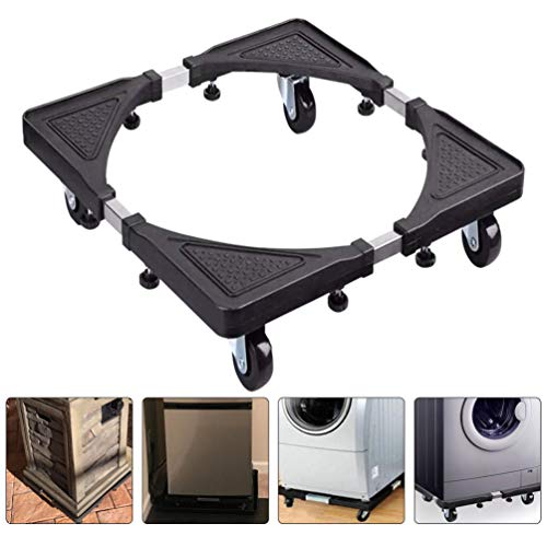 ULTECHNOVO Pesados Motores Móveis Móveis Dolly Ajustável Com Rodas Base Móvel para Máquina De Lavar