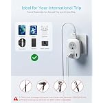 VINTAR 2 Pack European Travel Plug Adapter, Type C Adapter with USB C - Image 6