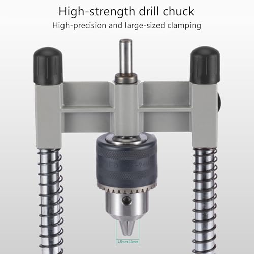Guide de perçage de précision pour le bois et le métal avec butée de profondeur - 7