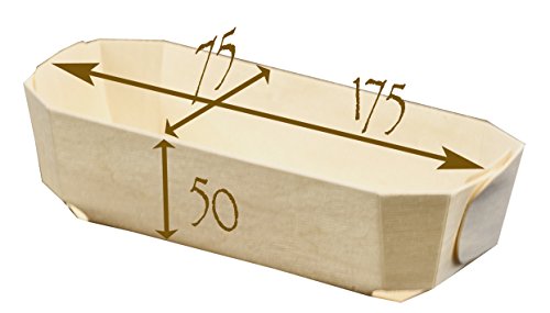 FaisTonGateau – Lote de moldes de madera para horno – – Juego de 175 pani-moule Baronet