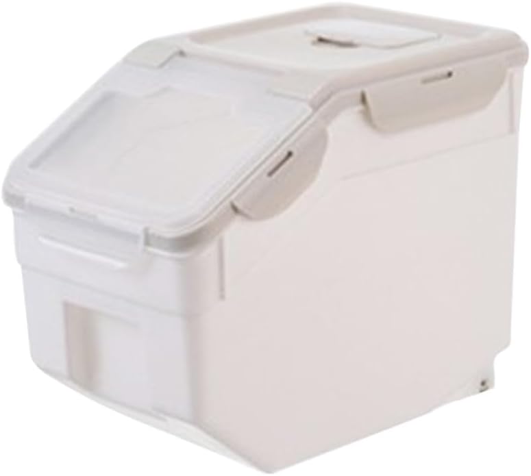 GALPADA Pet Food Storage Container Airtight Sealing Barrel, Small 8-12lb Capacity, Sturdy Food-grade Plastic, Leak-proof Dog and Cat Food Bin for Home Use