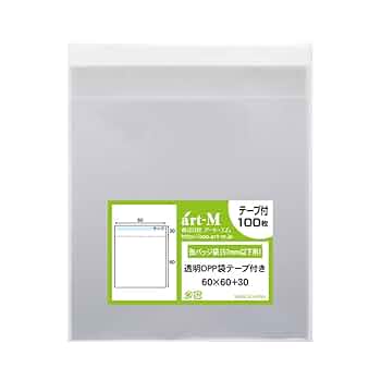 Amazon.co.jp: アート・エム 【国産】テープあり 6cm x 6cmの正