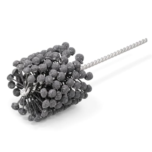 Image of Flexible Cylinder Hone Tool Engine Brake Cylinder Deglazer & Bore Refinishing Brush | Ball Style Abrasive for Honing, Deburring & Cross-Hatching (3 inch (76.2mm), 180)