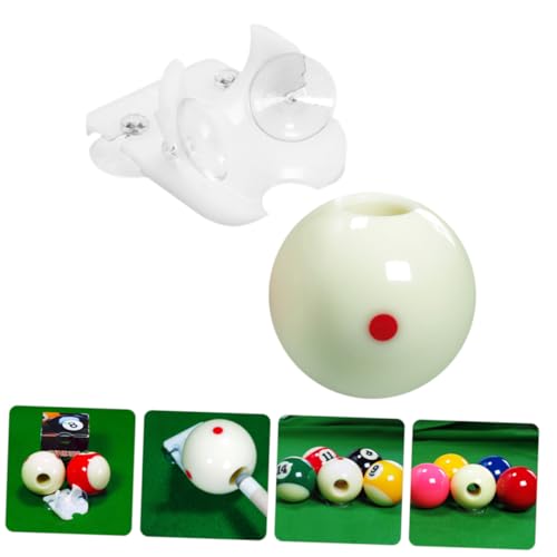 Boule de billard blanche Toyvian bille entraînement de remplacement table