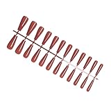 Choix Les faux ongles longs ont une variété de couleurs au choix, ce qui est facile à assortir à vos vêtements