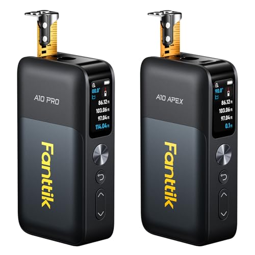 Fanttik A10 Pro 2-in-1 Digital Laser Tape Measure with HD IPS Color Display & Fanttik A10 Apex 3-in-1 Digital Laser Tape Measure with HD Color Display