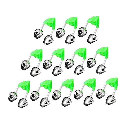 KICHOUSE Fishing Bells 30pcs Dual Alert Bells for Rod Alarms Fishing Alarm and Girls Friendly Essential