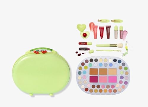 JoyBright Beauty Box Be Cherry Makeup Set, Multi-Color Eyeshadow Palette with Lip Gloss and Cosmetic Tools