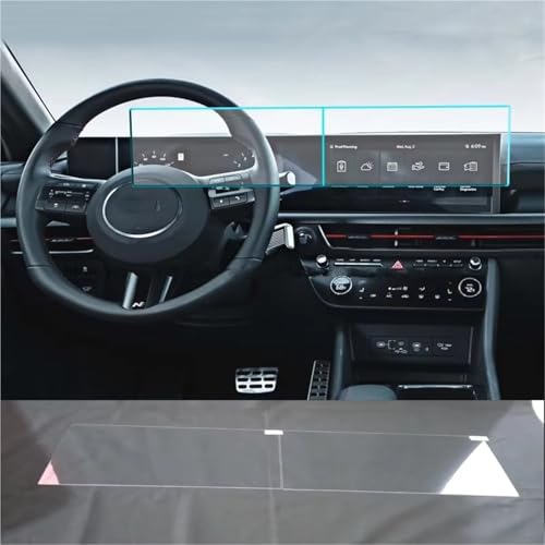 Verre trempé Sonata 2024 film protection autoradio GPS 12.3