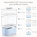 Bottle Sterilizer and Dryer, All-in-One Electric Steam Sterilizer Bottle Sanitizer for Baby Bottles, Pump Parts Accessories Newborn Essential (Blue)