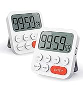 LIORQUE Kitchen Timer Digital Timers for Cooking, Magnetic Count Up or Countdown Timer Clock with...