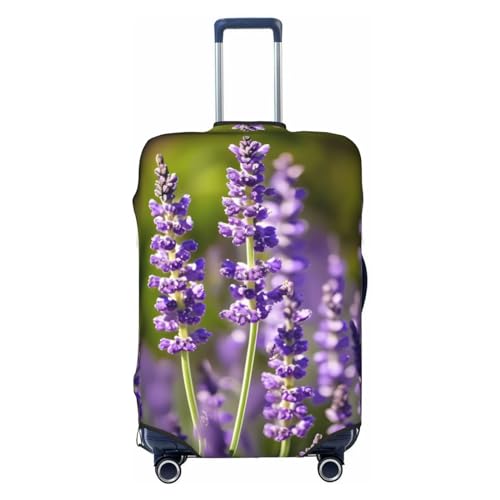 Lavender Flower s Luggage Covers For Suitcase Approved,Suitcase Cover Protector Fit 18-32 InchLuggage