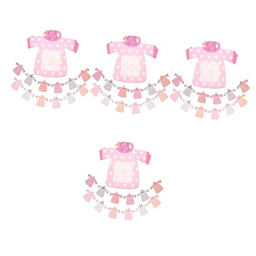 PRETYZOOM 8 Conjuntos Bandeira De Aniversário Banner De Foto De 1º Aniversário Guirlanda De Aniversá