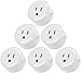 Wi-Fi Smart Plug, Mini Outlets Compatible with Alexa, Voice APP Remote Control Socket from Anywhere with Timer Function, No Hub Required, 6 Pack