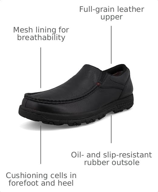 Image of Twisted X Men's Cellstretch Slip-on Driving Moc Shoe