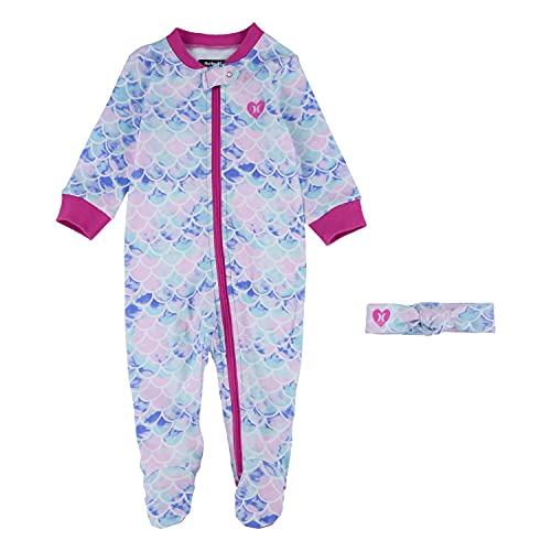 Image of Hurley Baby Boys' Long Sleeve Footed Coverall