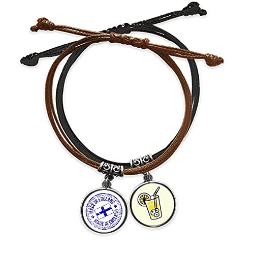 Bracelet Angleterre Royaume-Uni en cuir, le bijou idéal pour vos voyages et sorties