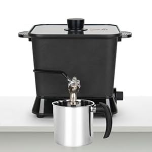 Byoowndiy Wax Melter for Candle Making, 150 oz Electric Candle Wax Melting Pot with Pour Spout and Temperature Controller