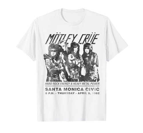 Mötley Crüe - Santa Monica Civic Auditorium Camiseta