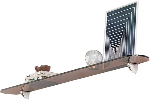 Miniatura 10 de NABEIM Estantes flotantes acrílicos transparentes montados en la pared, estante de repisa de pared, estantes de almacenamiento decorativos, estante