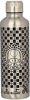 Paladone Mario Kart Metal Water Bottle, Gray