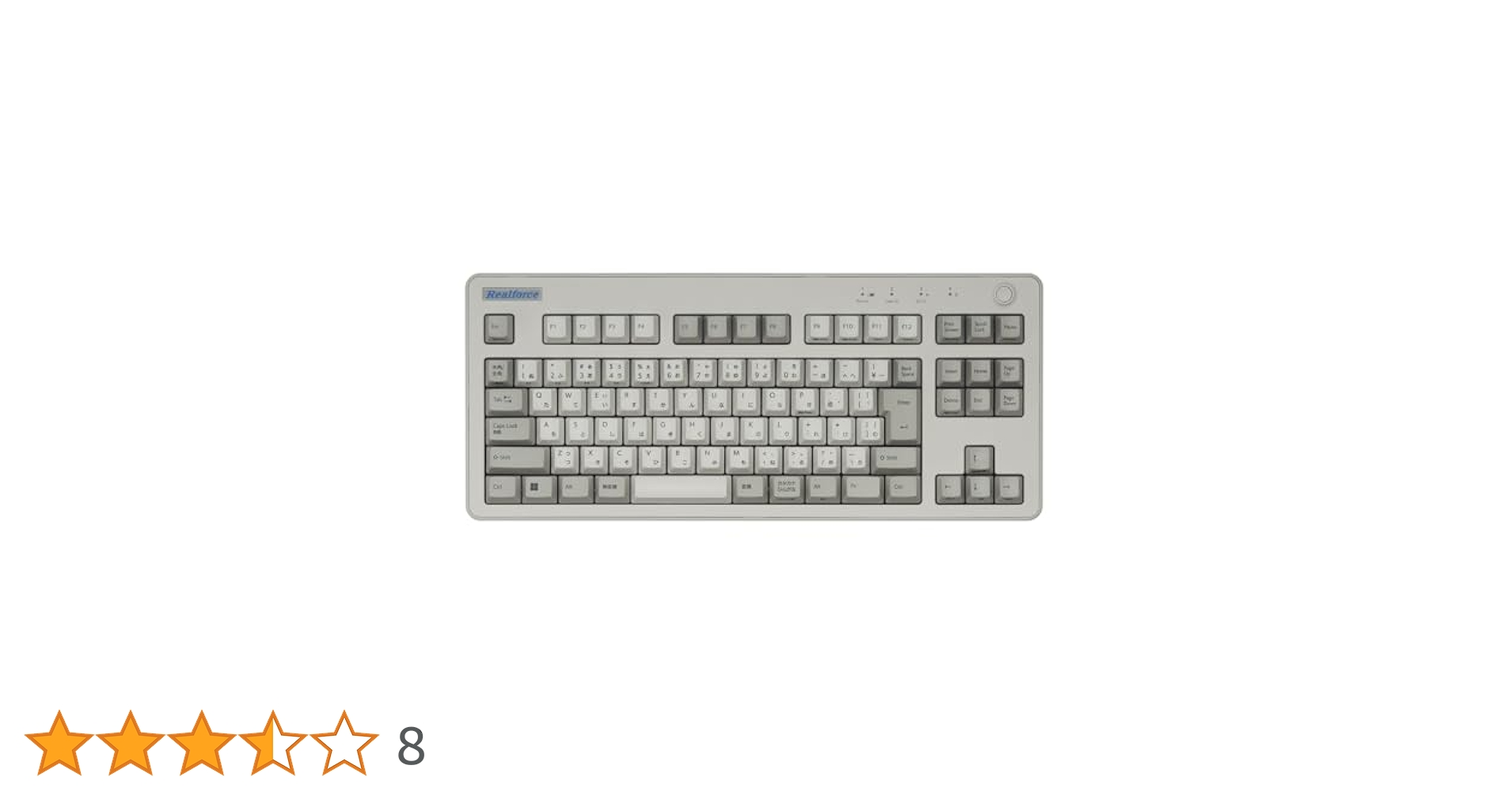 REALFORCE R3 静音変荷重 ハイブリッド アイボリー 限定モデル 東プレの人気キーボード、リアルフォースにちょいとレトロな限定
