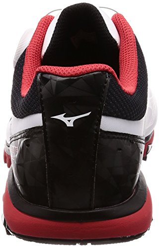 [ミズノ] ゴルフシューズ ネクスライト 005 ボア メンズ スパイク 3E ホワイト×ブラック 24.5cm 3枚目