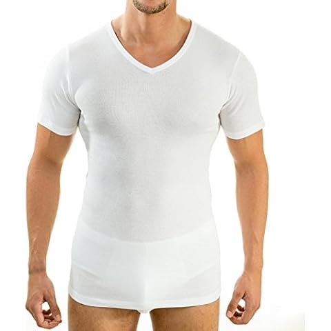 HERMKO Maillot de Corps Homme Blanc Cover