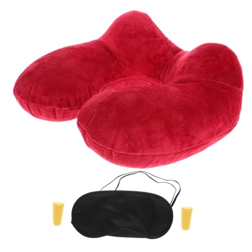 Almohada Inflable de Viaje U 30x30x12 cm Lavable miniatura 1
