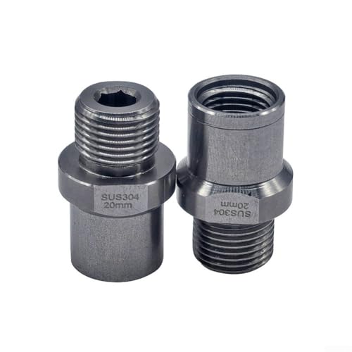 FACULX Adattatori Pedali Della Bicicletta In Acciaio Inox Per 1/2 Pollice Pedali Per 9/16 Pollice Manovelle Estensori Per Ciclismo Componenti Parti