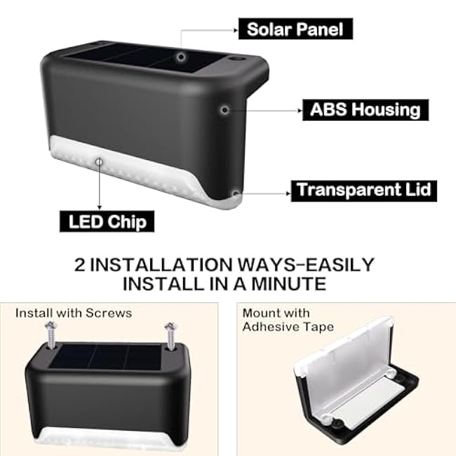 Solar Deck Lights Solar Step Lights LED Solar Lights