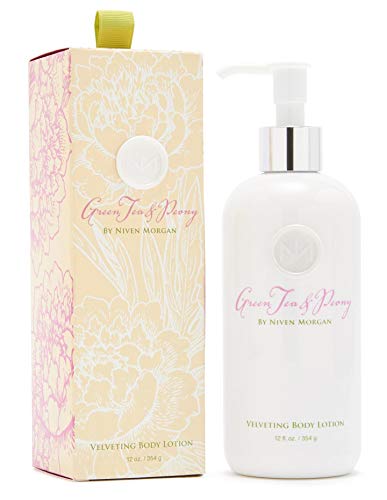 Niven Morgan Green Tea & Peony Velveting Body Lotion