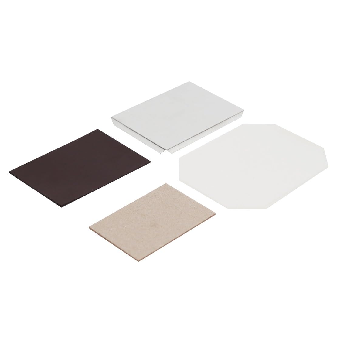 Badge carré de bricolage 65x90 mm lot de 100 consommables pour magnet