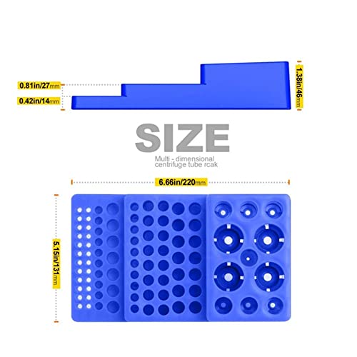 Support de tubes à centrifuger multi-taille 0.2ml à 50ml pour laboratoires - 4