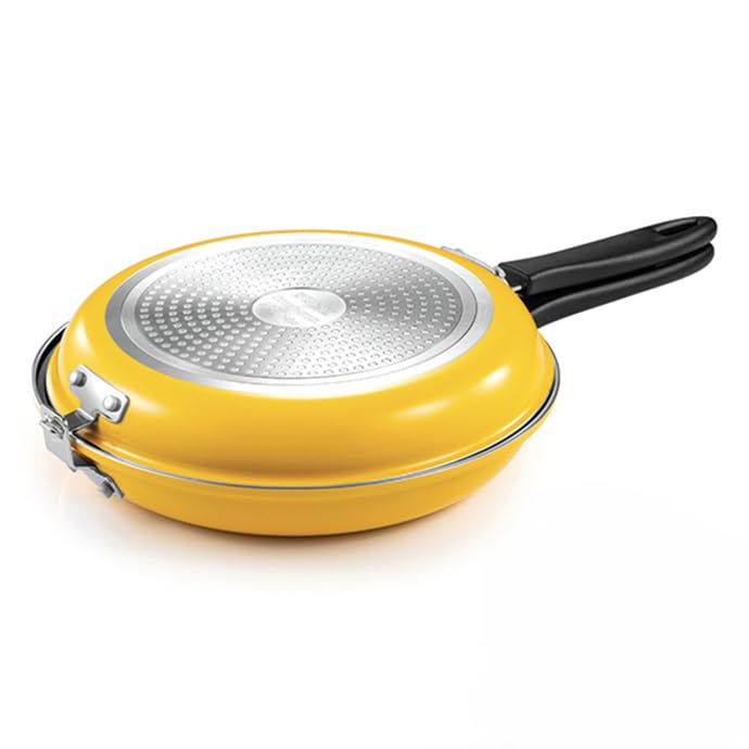 Tescoma 594347 Padella doppia Girafrittata antiaderente, diametro 26 cm, per piani cottura a induzione, linea i-Presto
