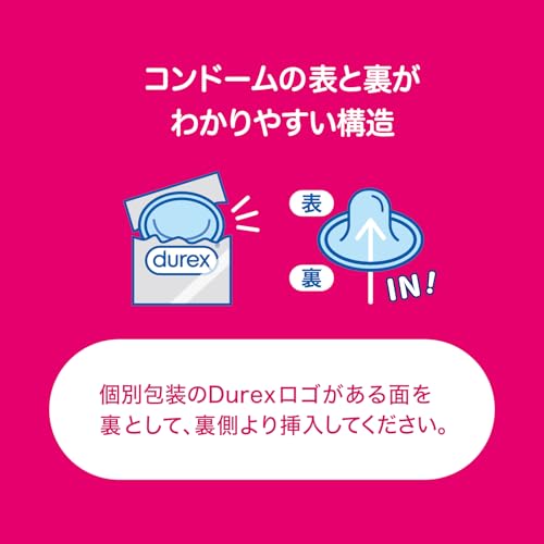 Durex デュレックス コンドーム プレジャーマックス ピンク 6個入り こんどーむ + 試供品付き(デュレックス 潤滑ゼリー フィール 5mL 3個入り) - 画像5