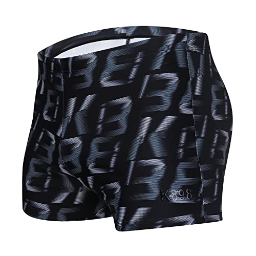 Image of Men's Square Leg Swimming Jammer Shorts UPF50+,Men Swimsuit Swim Jammers Fabric Shape Retention