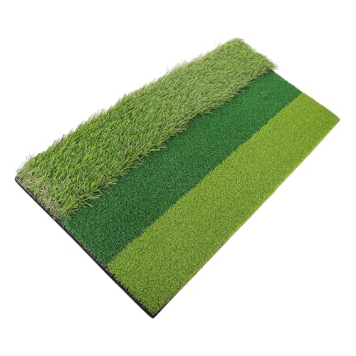 SUPVOX Golf Hitting Mats Realistic Turf Practice Pad Portable Golf Practice Mat for Swing Technique Improvement