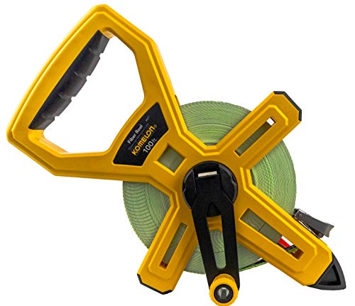 Image of Komelon 6611 Open Reel Fiberglass Tape Measure, 100-Feet (Pack of 5)