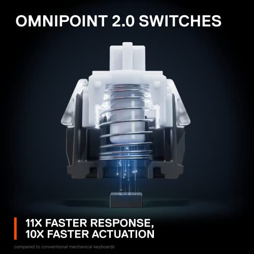 Steelseries Apex Pro Mini Wireless Mechanical Gaming Keyboard – World’s Fastest Keyboard – Adjustable Actuation – Compact 60% Form Factor – Rgb – Pbt Keycaps – Bluetooth 5.0 – 2.4Ghz – Usb-C #TOP1