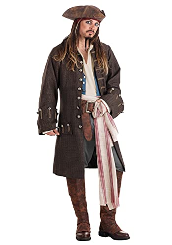 Men's Captain Jack Sparrow Costume, Disney's Pirates of the Carib...