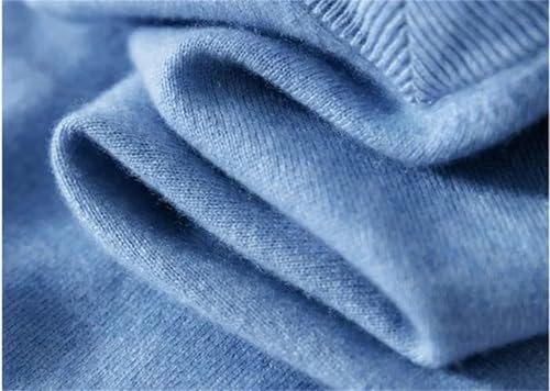 Men's Soft Cashmere Blended Sweater Fall Winter Business V-Neck Slim Fit Knitted Pullover Sweater3