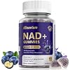 NAD Gummies with Nicotinamide Riboside, NAD+ Supplement for Women & Men with Trans-Resveratrol, Fisetin, Vitamin B2, B5, B6, Anti-Aging, Cell Regeneration & Energy, Sugar-Free, 60 Gummies