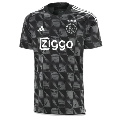 adidas Maillot de football Ajax 23/24 pour homme – Célébration des meilleurs producteurs de talents de football du beau jeu, Aeroready, Noir, M