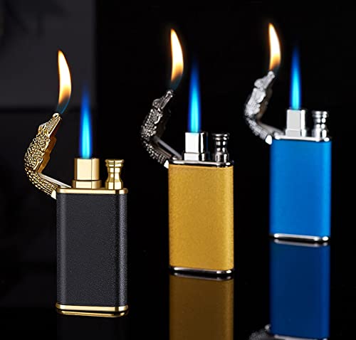 Encendedor Jet Torch con llama ajustable y recargable de butano miniatura 6