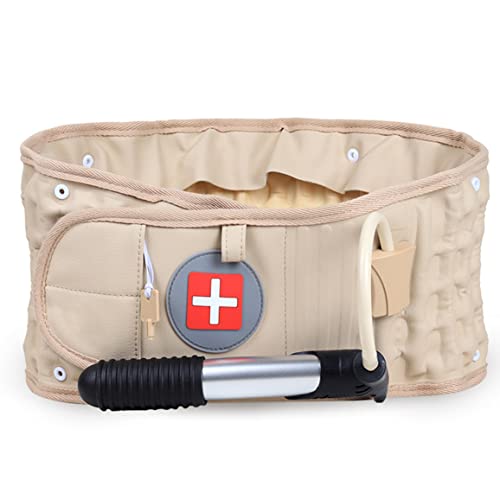 Cinturón de descompresión lumbar inflable para proteger la espalda en la oficina y el hogar