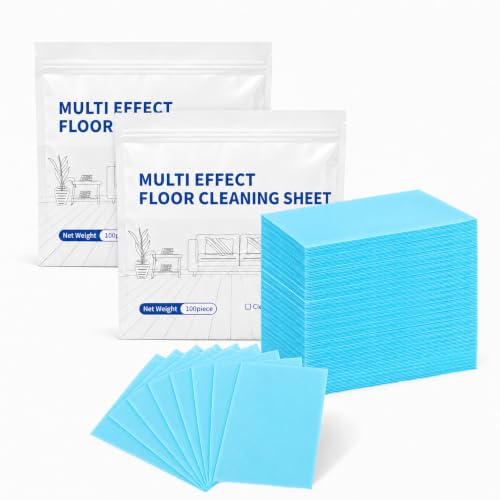 Floor Cleaning Tablets, 200 Pcs Deep Cleaning Floor Sheet...