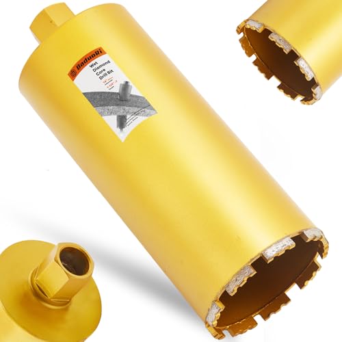 7 Inch Concrete Core Drill Bit, 14" Drilling Depth, 1-1/4"-7 Thread Core Bits for Concrete with Rebar, Masonry, Brick Block and Stone, Wet Coring