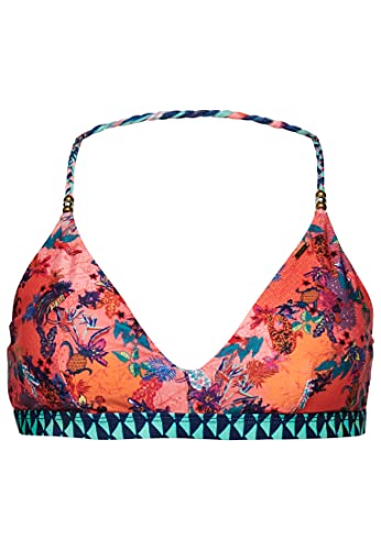 Superdry Womens 30-Swimwear Bikini, Mixed Print Coral, X-Small